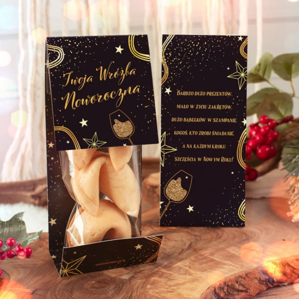 zestaw ciasteczek z wróżbą